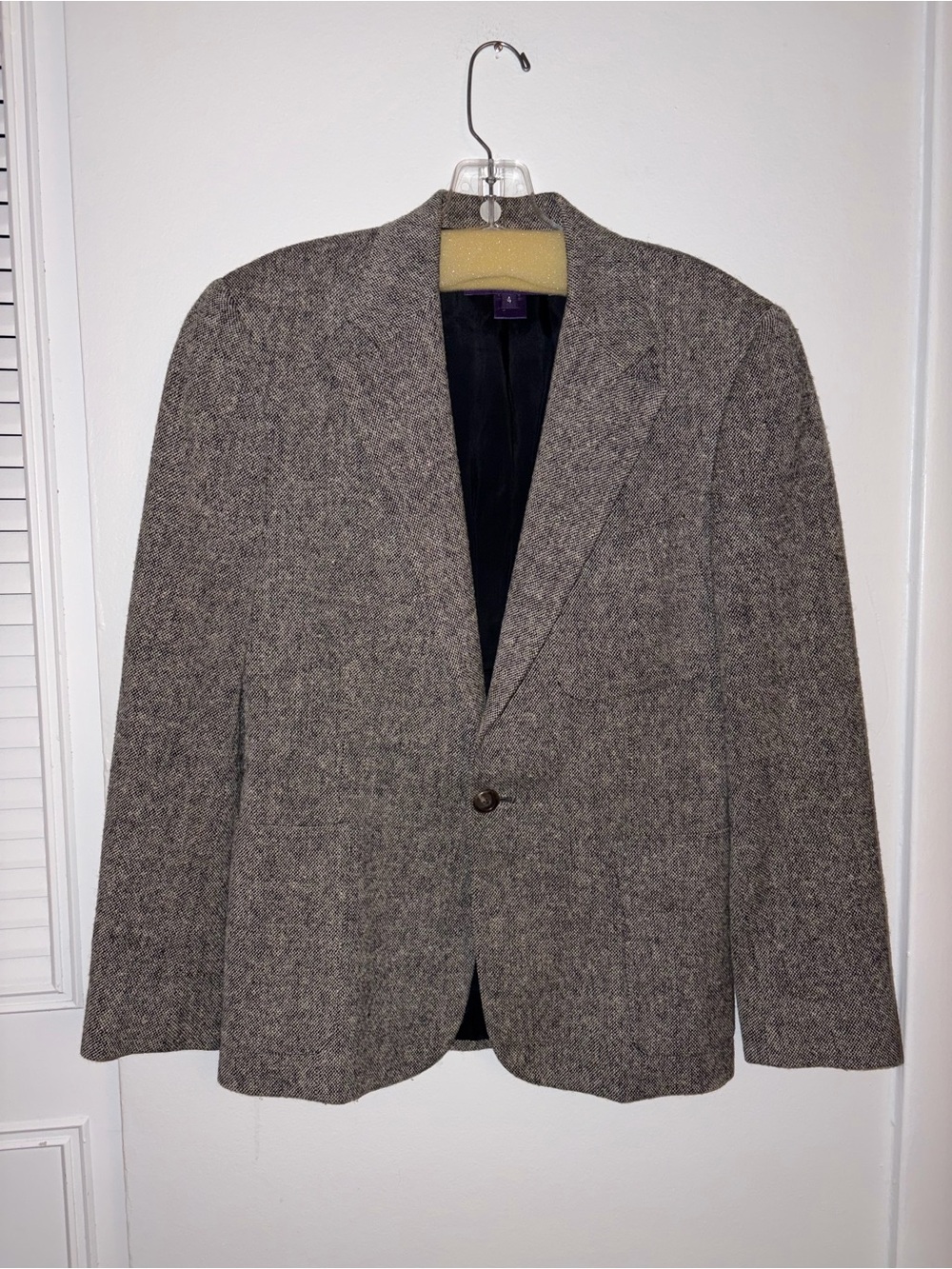 Ralph Lauren - Purple Label Silk & Wool Blazer - Classic Single-Breasted Size 4
